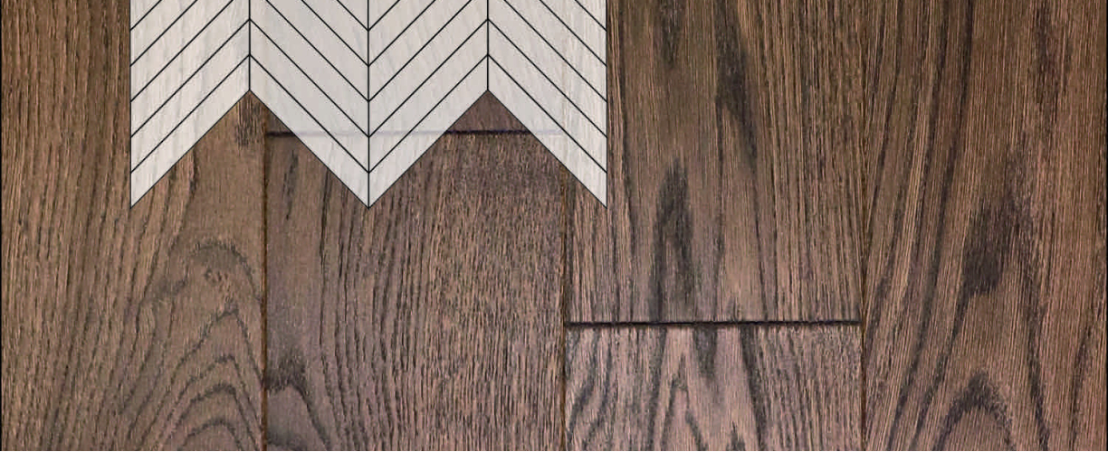 Инженерная доска Primavera Французская Елка Дуб Polvo Натур