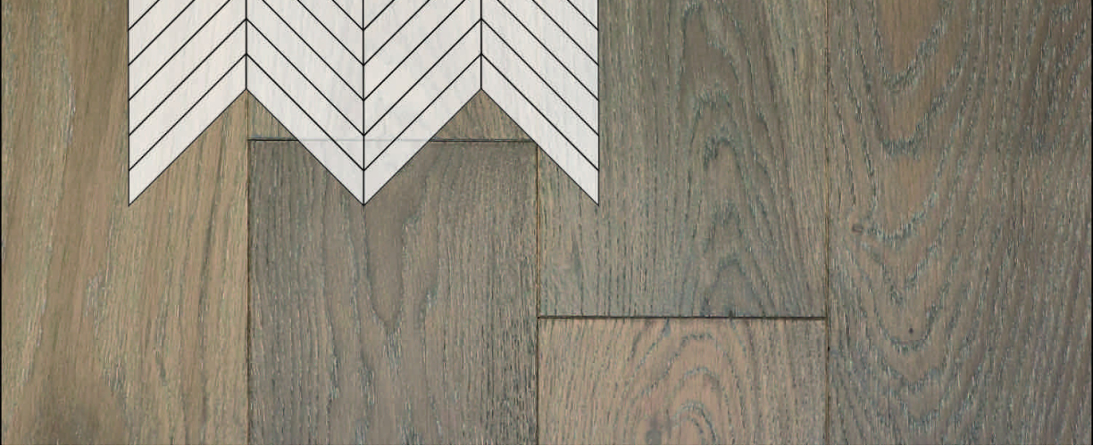 Инженерная доска Primavera Французская Елка Дуб Pomelo Натур