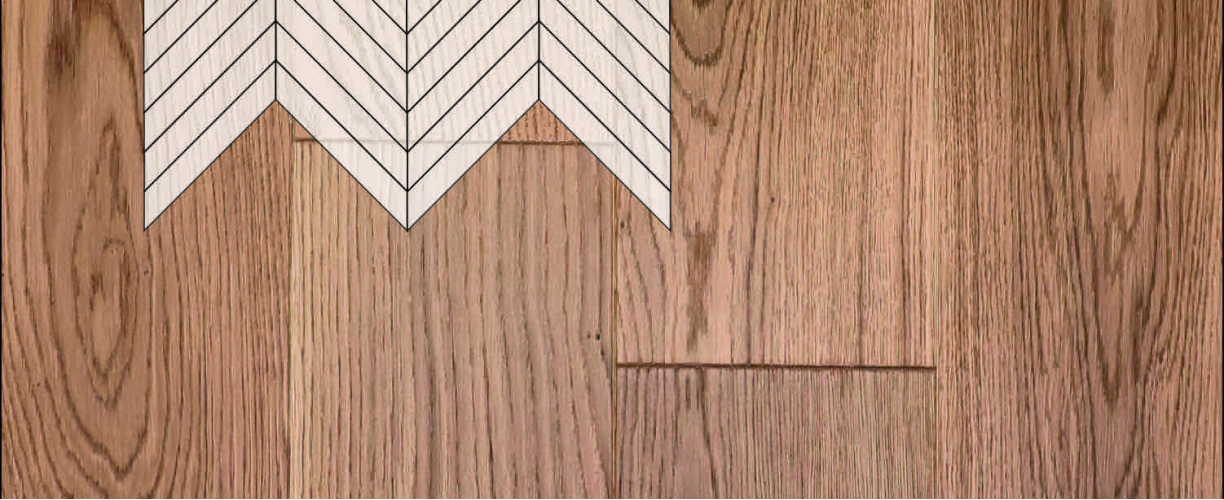 Инженерная доска Primavera Французская Елка Дуб Titanio Натур