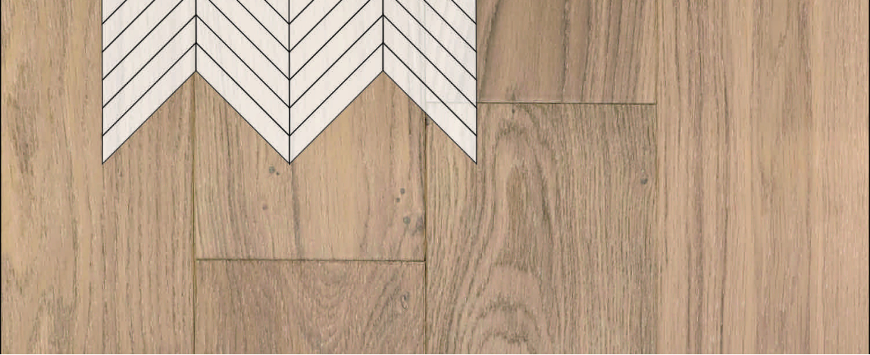 Инженерная доска Primavera Французская Елка Дуб Disparo Натур 