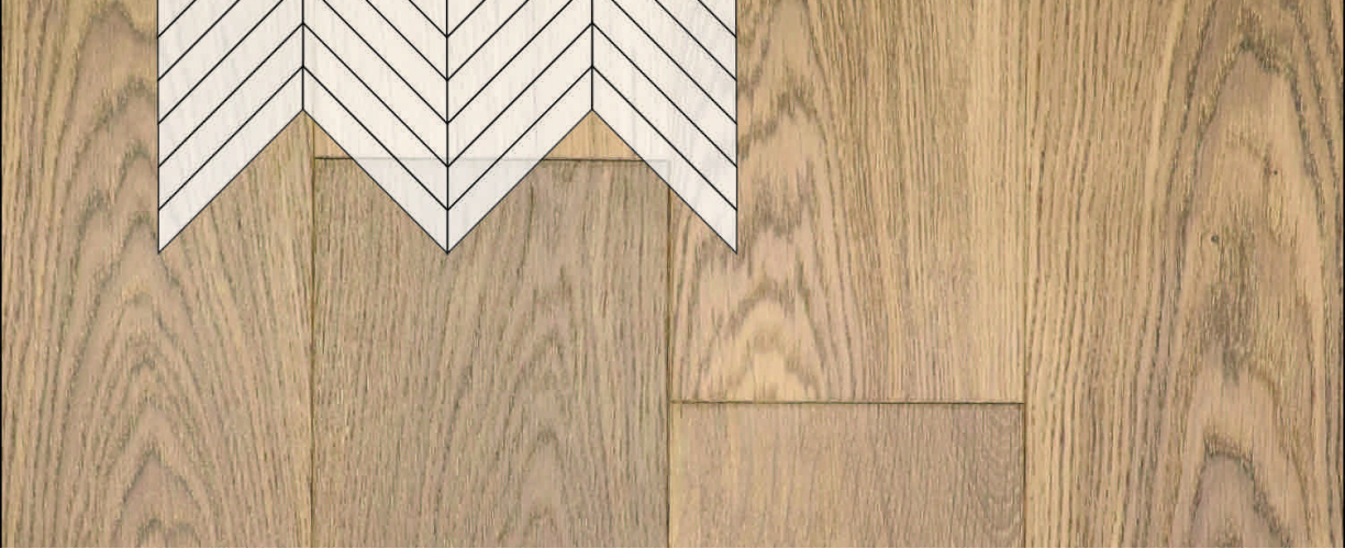 Инженерная доска Primavera Французская Елка Дуб Flecha Натур