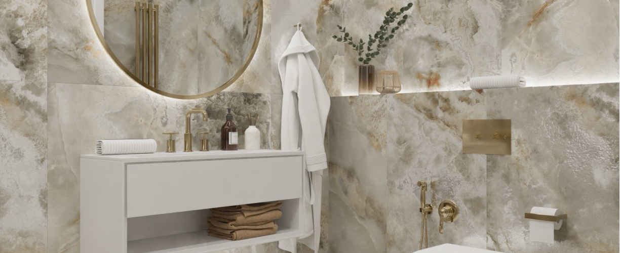 Керамогранит PRIMAVERA Cork Beige Punch-Carving PC207 120х60 см