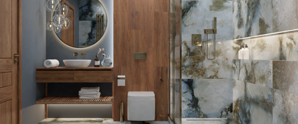 Керамогранит PRIMAVERA Jakarta Blue Punch-Carving PC208 120х60 см