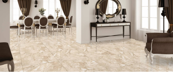 Керамогранит PRIMAVERA Brecia Ivory polished PR104 60х60 см