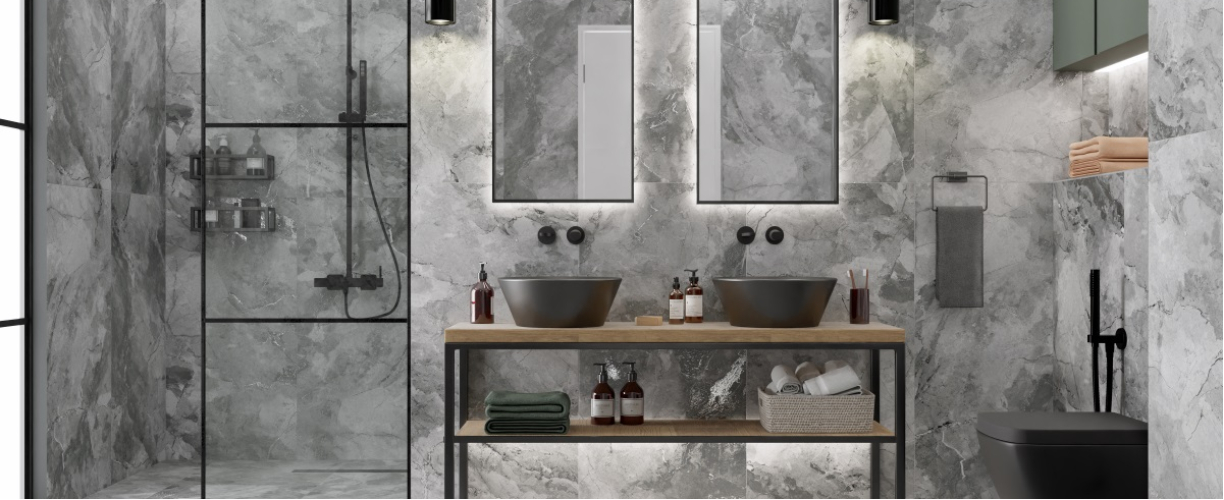 Керамогранит PRIMAVERA Vivia Cemento Carving CR120 60х60 см