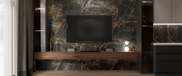 Керамогранит PRIMAVERA Golden Black Grit Granula GG203 120х60 см