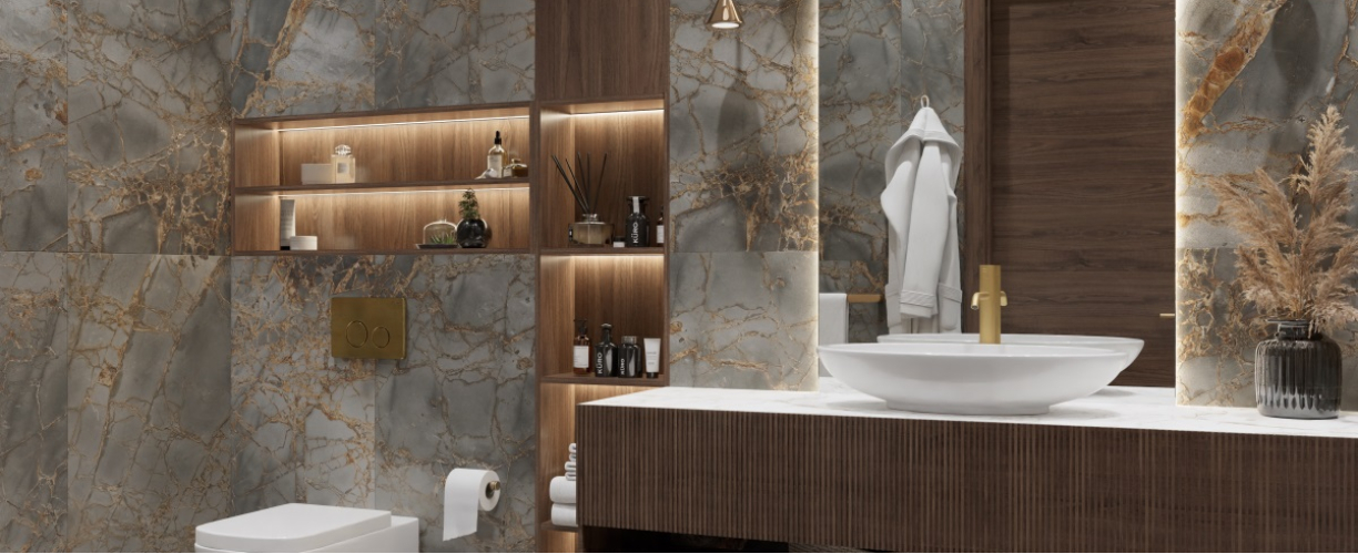 Керамогранит PRIMAVERA Golden Stone Grit Granula GG205 120х60 см