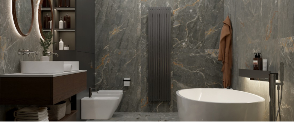 Керамогранит PRIMAVERA Hez Grey Grit Granula GG206 120х60 см