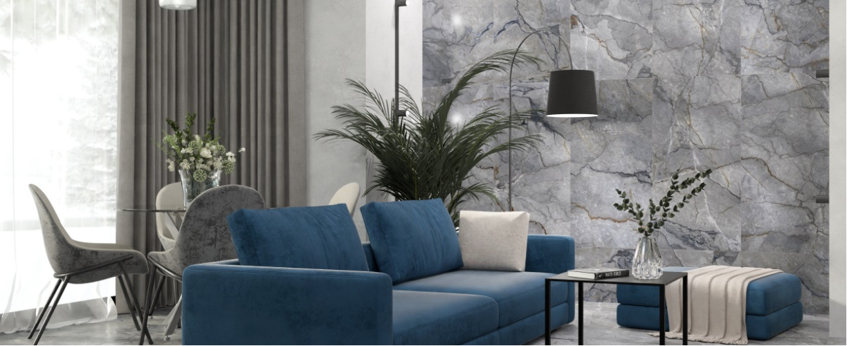 Керамогранит PRIMAVERA Tanami Blue Grit Granula GG210 120х60 см