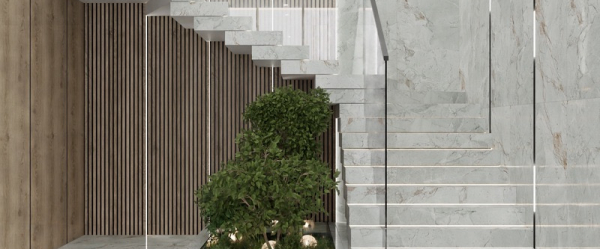 Керамогранит PRIMAVERA States White Lapato Carving LC211 120х60 см