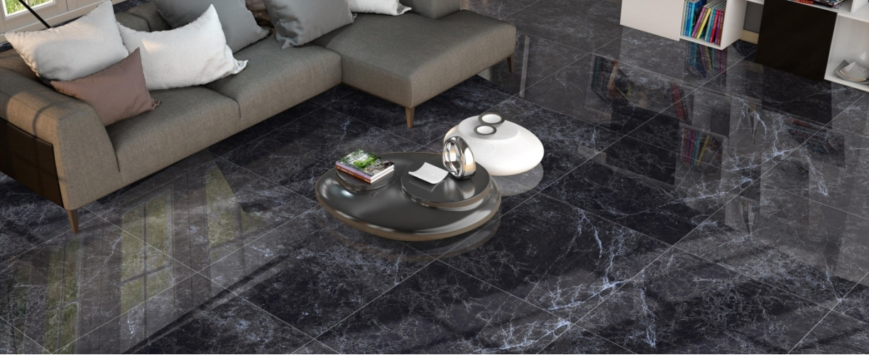 Керамогранит PRIMAVERA Black Emperador High glossy GR105 60х60 см