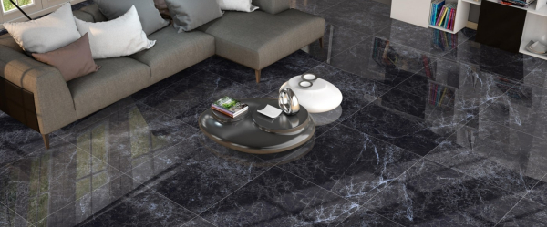 Керамогранит PRIMAVERA Black Emperador High glossy GR105 60х60 см