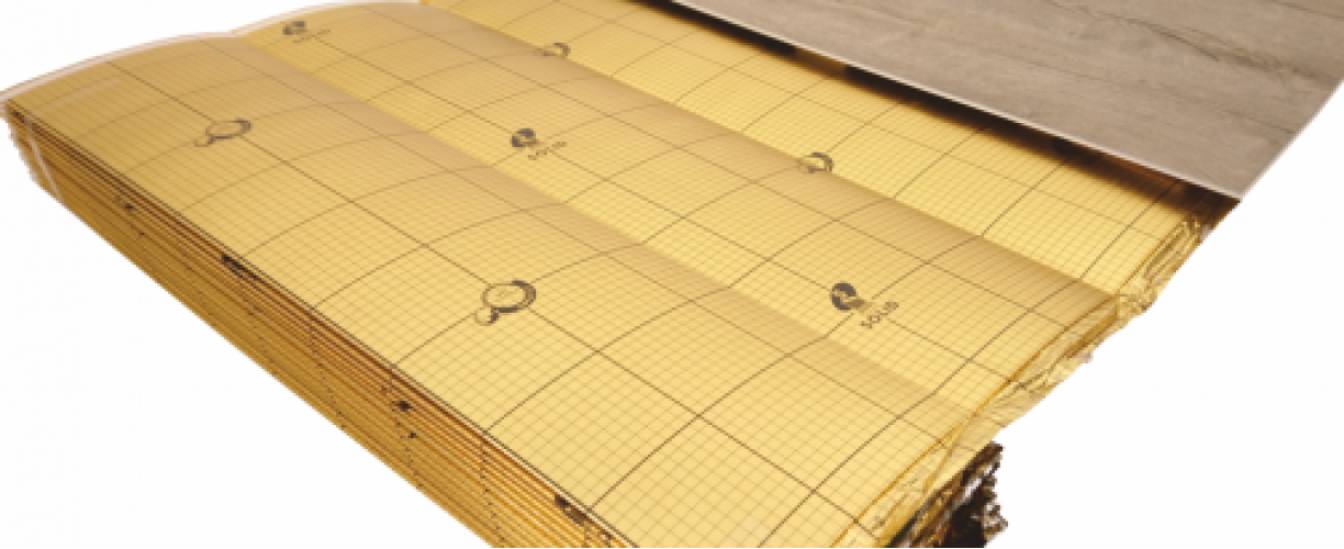 Подложка-гармошка Solid AntiSlip ламинированная под SPC, LVT, WPC 1.5 мм