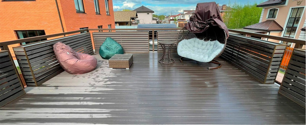 Террасная доска Deckron Classic Венге