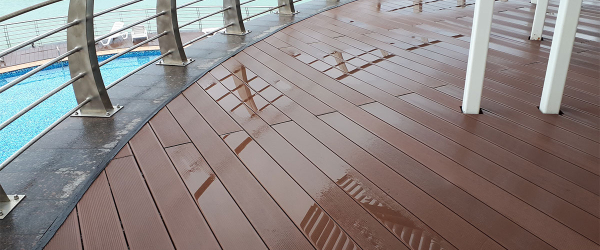 Террасная доска Deckron Classic Коричневый 