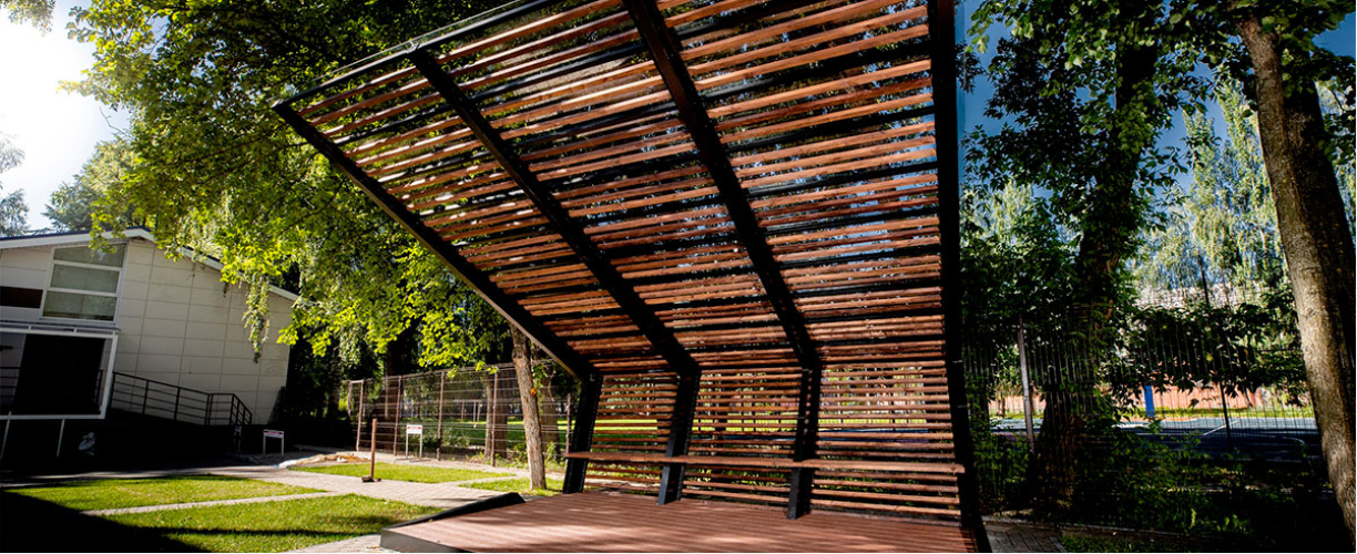 Террасная доска Holzhof Solid полнотелая Коричневый