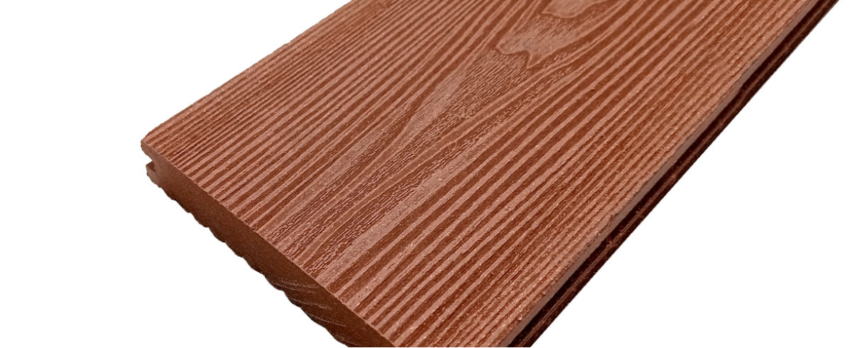 Террасная доска Holzhof Solid полнотелая Коричневый