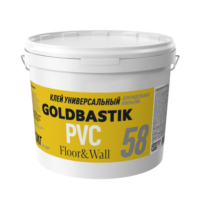 Клей для модульных покрытий «GOLDBASTIK BF 58» (для впитывающих и невпитывающих оснований)