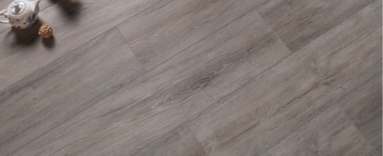 Каменно-полимерная SPC плитка L'Quarzo Aciendo AI104 Дуб Толстянка