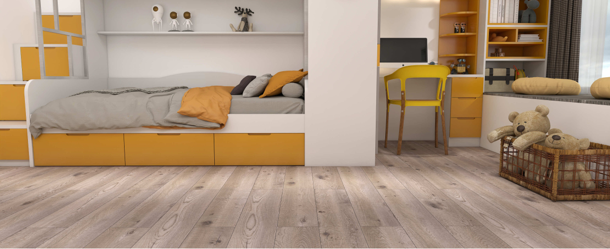 Каменно-полимерная SPC плитка L'Quarzo Aciendo AI105 Дуб Литопс