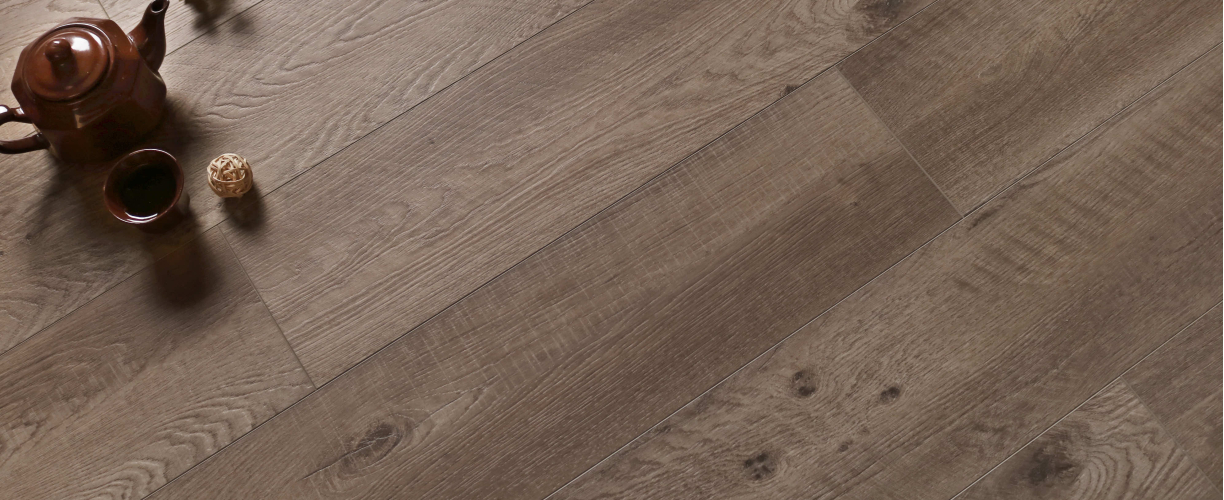 Каменно-полимерная SPC плитка L'Quarzo Aciendo AI109 Дуб Крассула