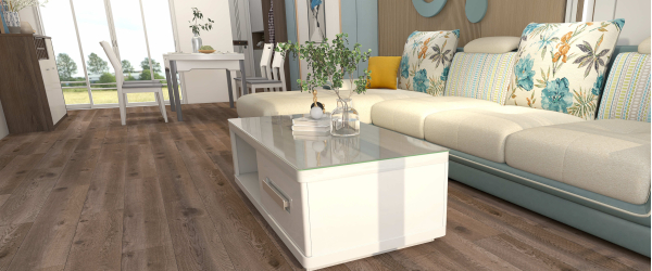 Каменно-полимерная SPC плитка L'Quarzo Aciendo AI109 Дуб Крассула