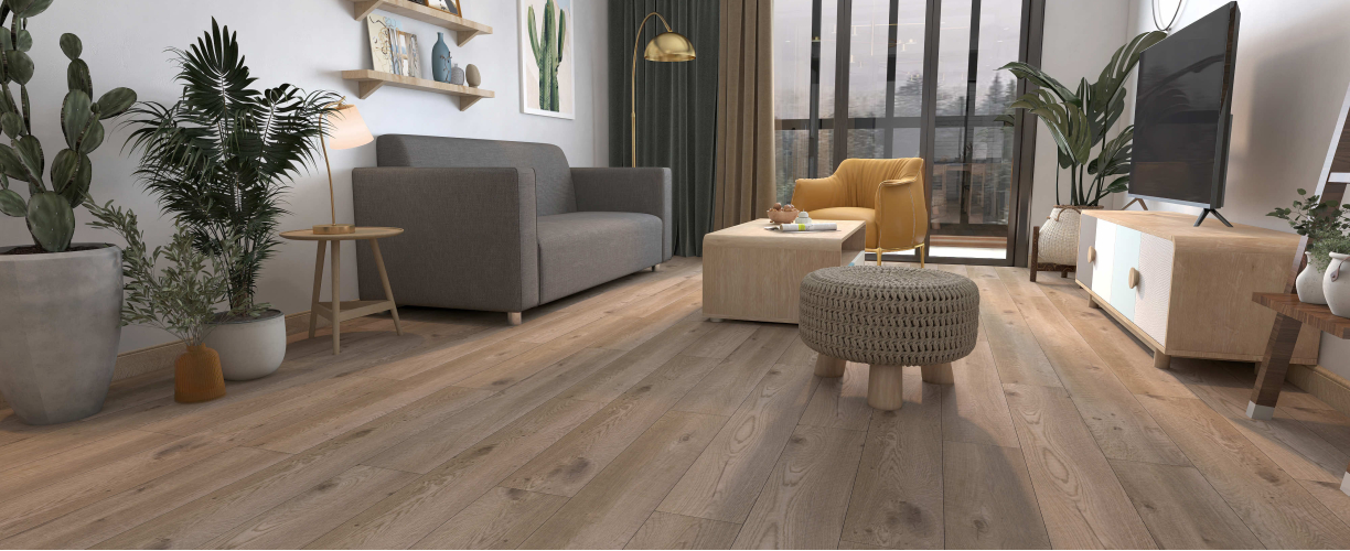 Каменно-полимерная SPC) плитка L'Quarzo Aciendo AI110 Дуб Тотолоче