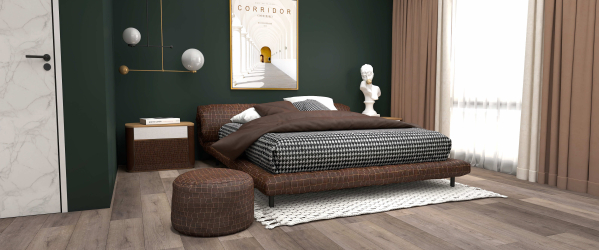 Каменно-полимерная SPC плитка L'Quarzo Aciendo AI111 Дуб Эуфорбия