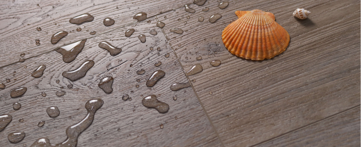 Каменно-полимерная SPC плитка  L'Quarzo Aciendo AI101 Дуб Бригамия