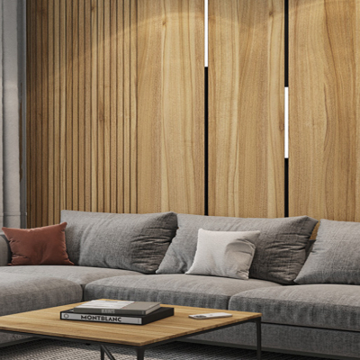 Комбинирование стеновых панелей с отделочными материалами