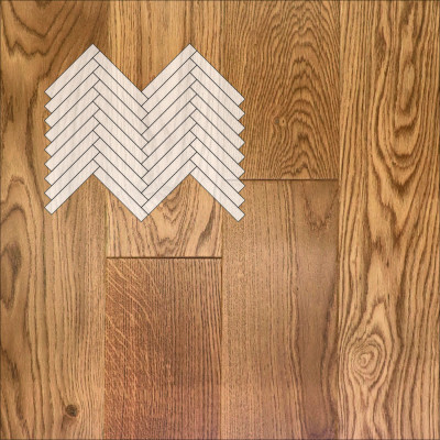 Инженерная доска Primavera Английская Елка Дуб Abeto Натур