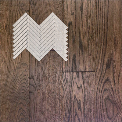 Инженерная доска Primavera Английская Елка Дуб Polvo Рустик