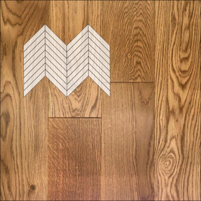 Инженерная доска Primavera Французская Елка Дуб Abeto Натур