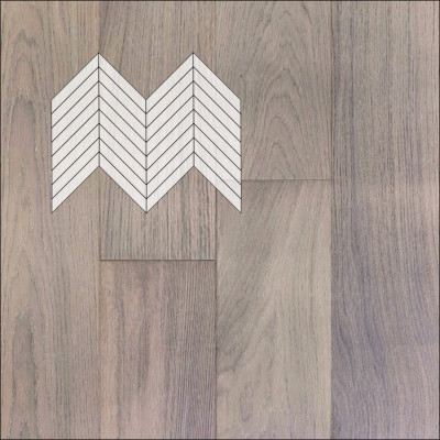 Инженерная доска Primavera Французская Елка Дуб Platano Натур