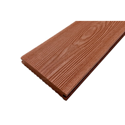 Террасная доска Holzhof Solid полнотелая Коричневый